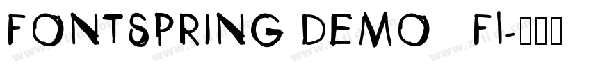 FONTSPRING DEMO   Fl字体转换